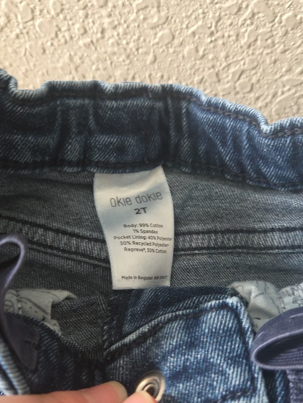 Lot of 4 Kids Blue Denim Jeans